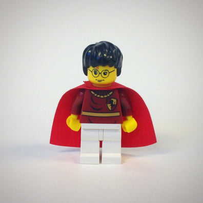 LEGO Minifigure-Harry Potter, Dark Red Quidditch Uniform-Harry Potter / Chamber of Secrets-HP019-Creative Brick Builders